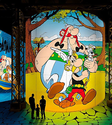 Astérix, le voyage immersif à l'Atelier des Lumières Paris