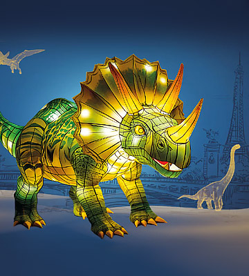 Festival des lanternes, le bal des dinosaures au Jardin d'Acclimatation